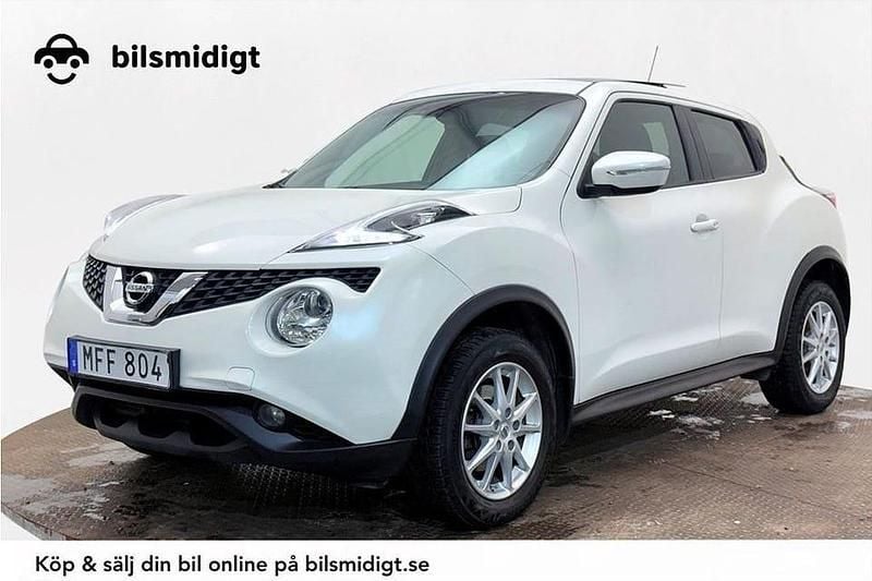 Vit Begagnad 2015 Nissan Juke Acenta+ SUV | 114 800 kr (Marknadspris) - Bild 1/3