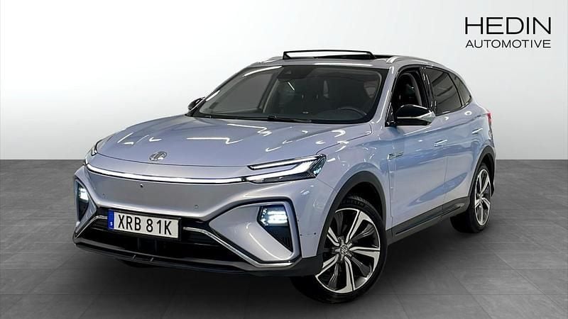 Blå (blue) Begagnad 2021 MG Marvel R Performance SUV | 279 900 kr (Superpris) - Bild 1/4