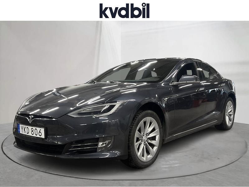 Grå Begagnad 2017 Tesla Model S Halvkombi | 199 000 kr (Bra pris) - Bild 1/3