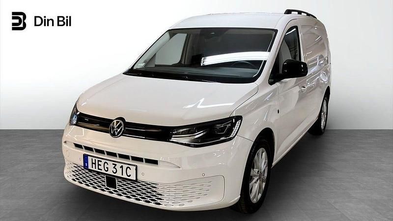 Candyvit Begagnad 2025 VW Caddy Maxi Minibuss | 359 500 kr (Marknadspris) - Bild 1/4