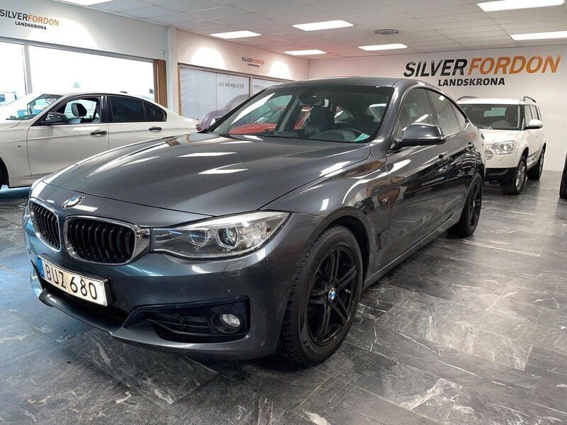 Grå Begagnad 2014 BMW 320 Gran Turismo Sport Line Halvkombi | 164 900 kr (Marknadspris) - Bild 1/4