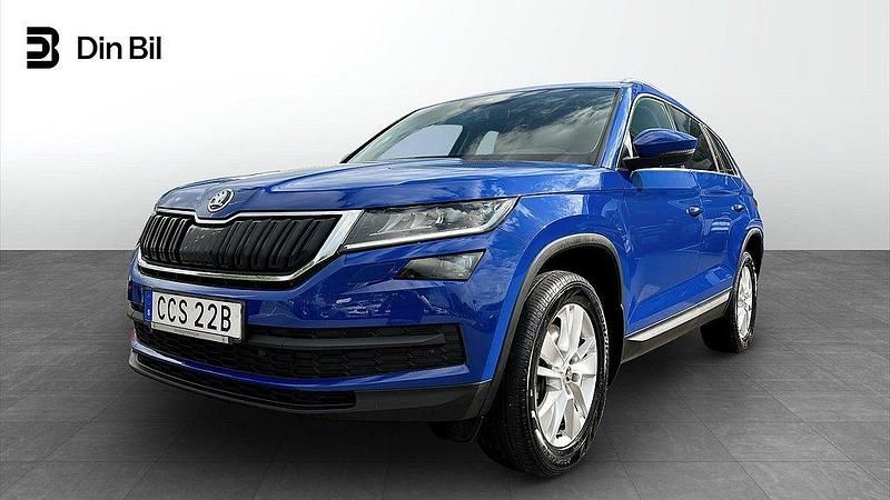 Blå (energy blue) Begagnad 2019 Skoda Kodiaq Style SUV | 299 900 kr (Marknadspris) - Bild 1/4