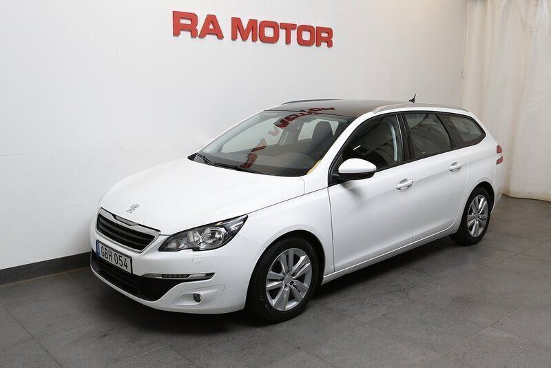 Vit Begagnad 2015 Peugeot 308 Active Kombi | 99 800 kr (Lite dyr) - Bild 1/3