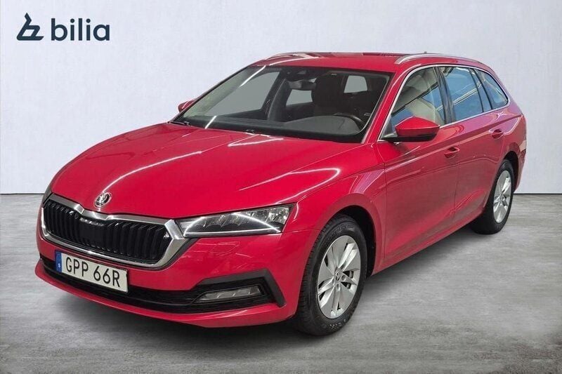 Röd Begagnad 2021 Skoda Octavia Kombi | 235 000 kr (Marknadspris) - Bild 1/4