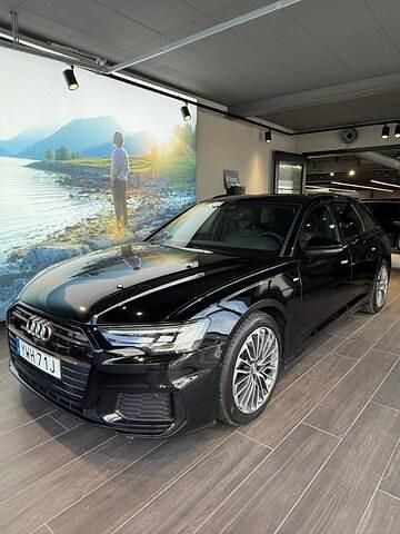 Svart (brilliantsvart) Begagnad 2020 Audi A6 S-Line Kombi | 439 000 kr (Dyr) - Bild 1/4