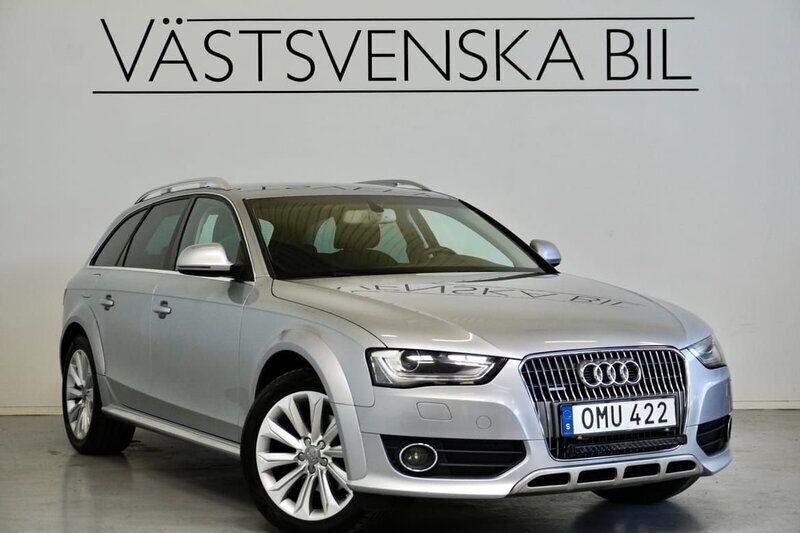 Silver Begagnad 2015 Audi A4 Allroad Sport Kombi | 129 000 kr (Marknadspris) - Bild 1/4