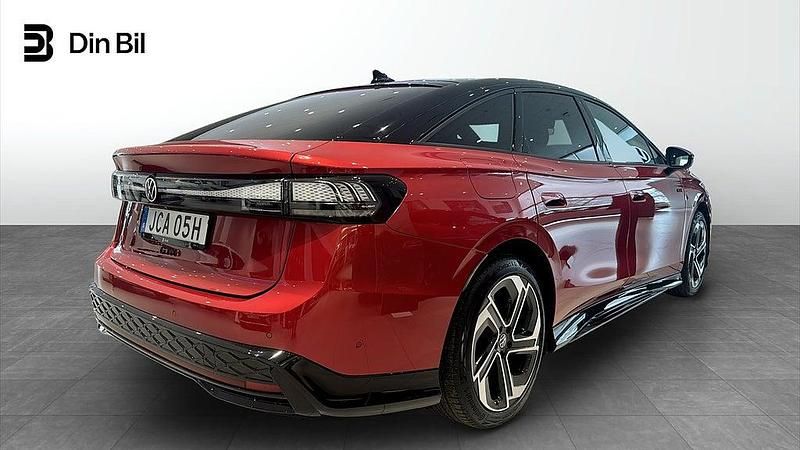 Ny VW ID.7 GTX 250 kW (340 HK) 2025 Röd Halvkombi