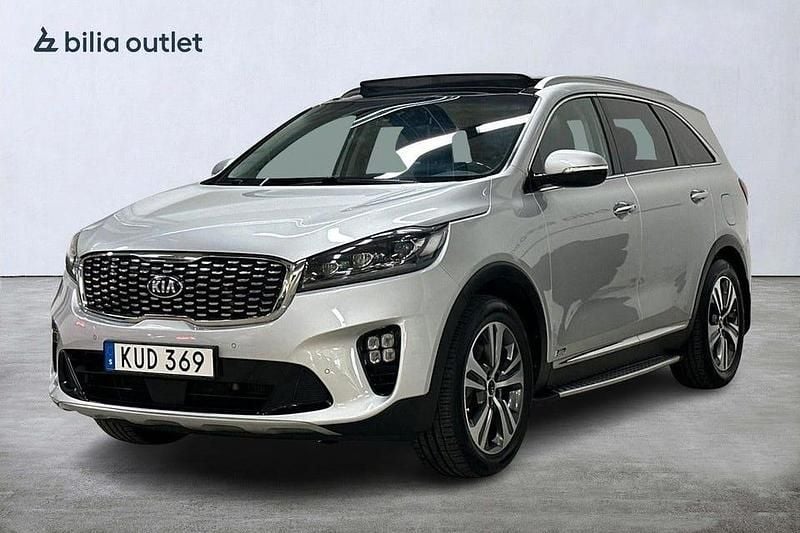 Grå Begagnad 2018 Kia Sorento GT-Line SUV | 279 900 kr (Marknadspris) - Bild 1/3
