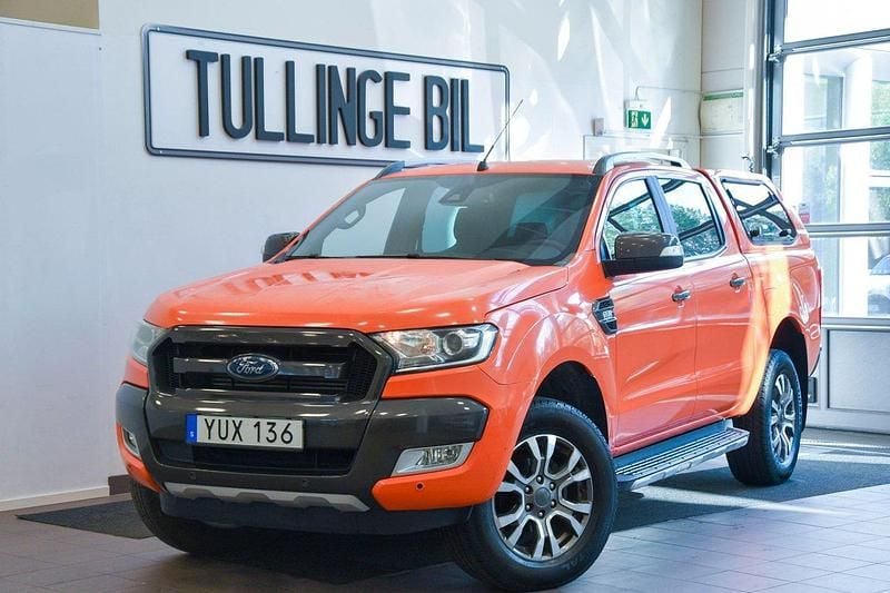 Svart Begagnad 2019 Ford Ranger Wildtrack Pickup | 299 900 kr (Lite dyr) - Bild 1/4