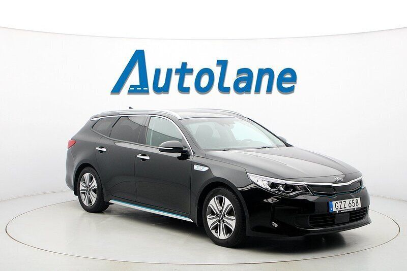 Svart Begagnad 2018 Kia Optima Hybrid Sport Sedan | 189 900 kr (Marknadspris) - Bild 1/3