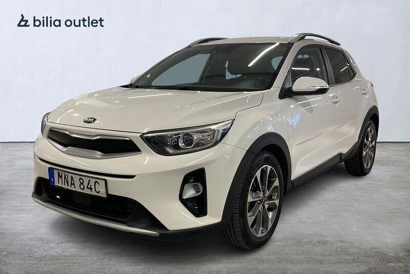 Vit Begagnad 2019 Kia Stonic Advance SUV | 144 800 kr (Marknadspris) - Bild 1/4