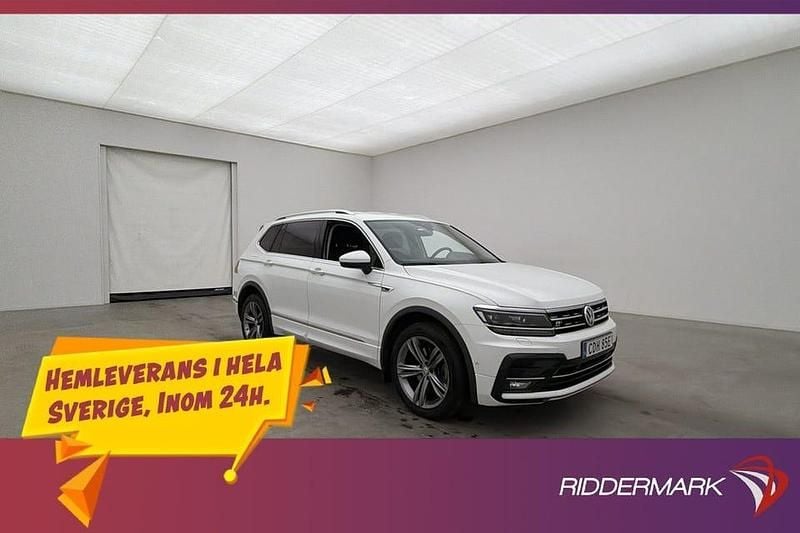 Begagnad VW Tiguan Allspace R-line 200 HK (147 kW) 2018 Vit SUV