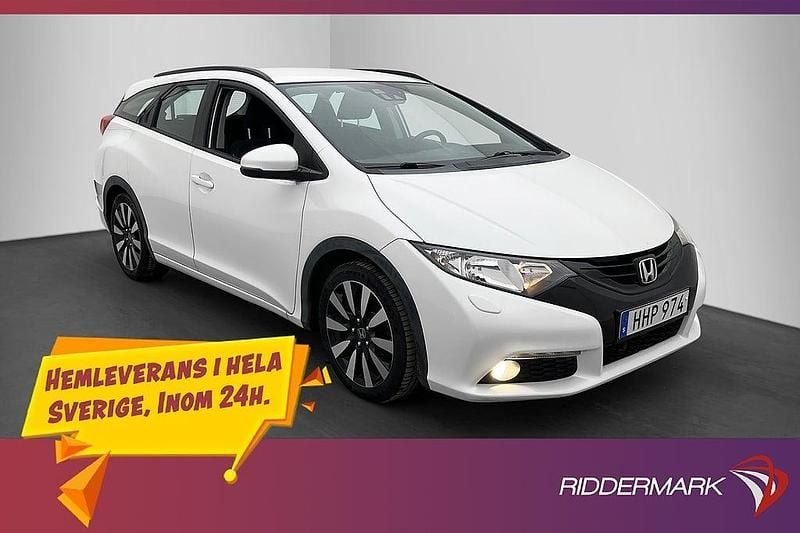 Begagnad Honda Civic Elegance 141 HK (103 kW) 2014 Vit Kombi