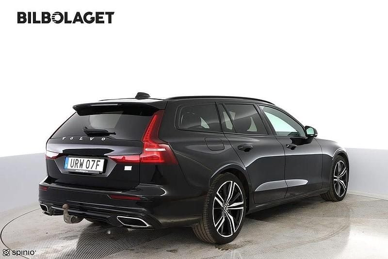 Begagnad Volvo V60 R-Design 391 HK (287 kW) 2021 Svart Kombi