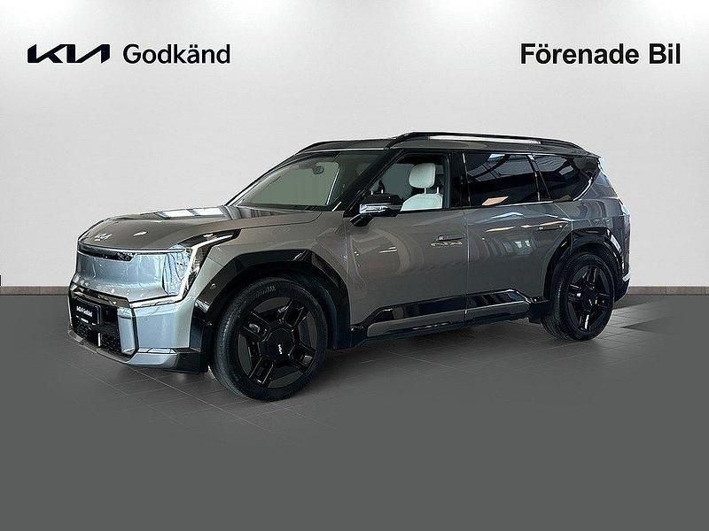 Grå (pebble grey) Begagnad 2024 Kia EV9 GT-Line SUV | 775 000 kr (Marknadspris) - Bild 1/4