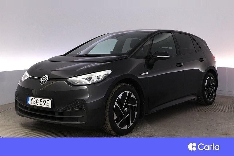 Mörkgrå Begagnad 2023 VW ID.3 Pro Performance Halvkombi | 277 900 kr (Marknadspris) - Bild 1/4