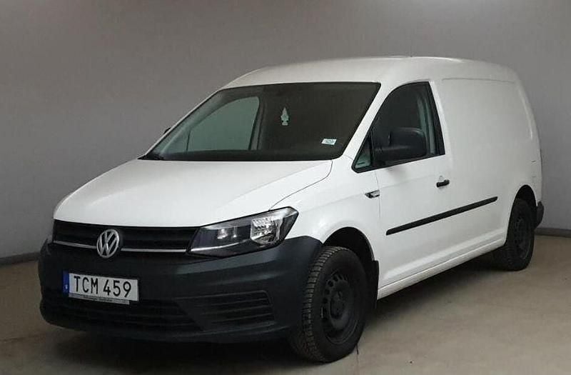 Vit Begagnad 2016 VW Caddy Maxi Minibuss | 79 900 kr (Superpris) - Bild 1/4