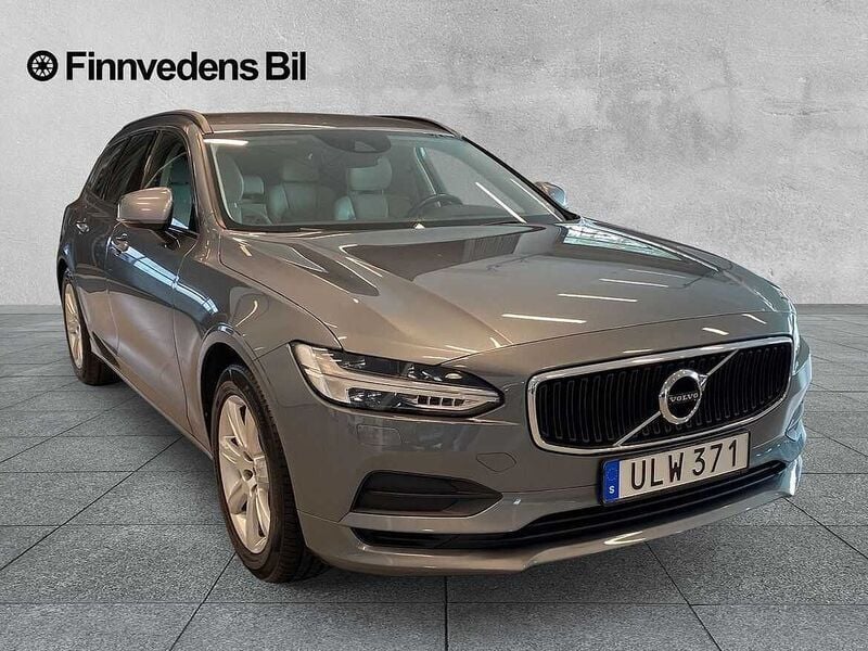 Grå Begagnad 2017 Volvo V90 Business Edition Kombi | 169 000 kr (Marknadspris) - Bild 1/4