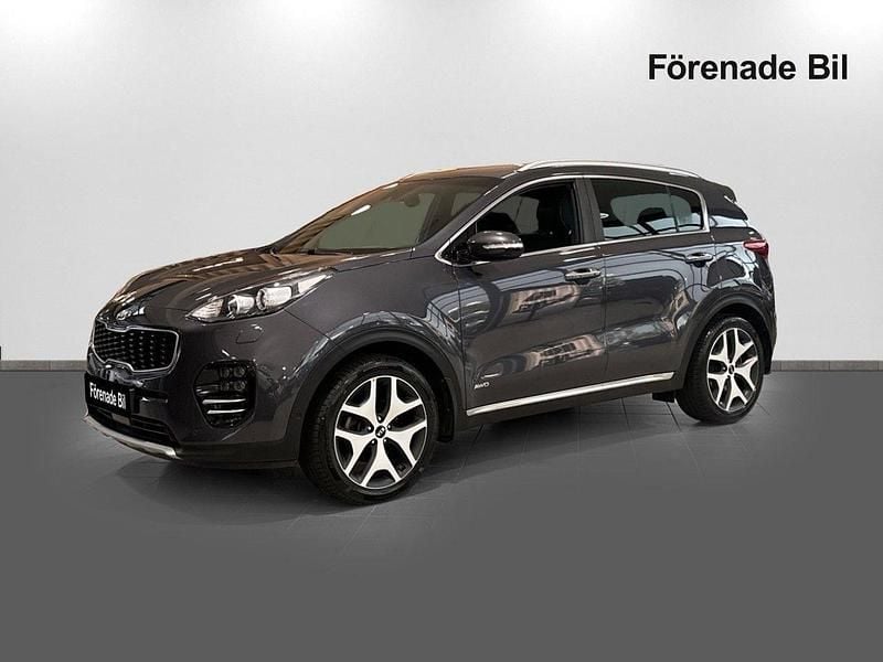 Grå Begagnad 2017 Kia Sportage GT-Line SUV | 189 000 kr (Bra pris) - Bild 1/4