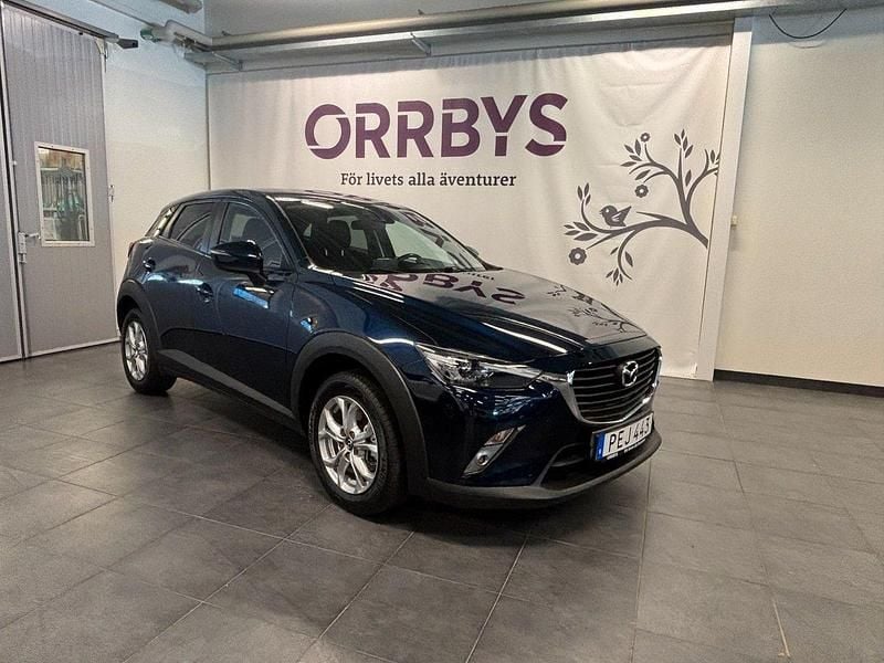 Blå Begagnad 2016 Mazda CX-3 Vision SUV | 114 500 kr (Marknadspris) - Bild 1/4