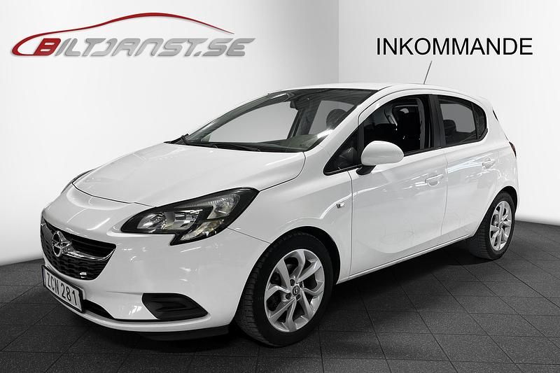 Vit Begagnad 2017 Opel Corsa Enjoy Halvkombi | 99 900 kr (Marknadspris) - Bild 1/4