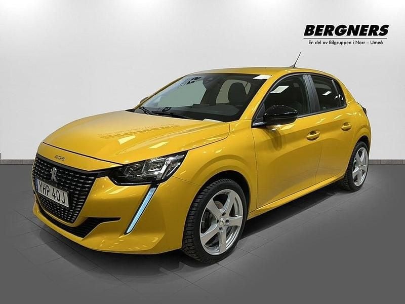 Gul Begagnad 2022 Peugeot 208 Halvkombi | 139 900 kr (Marknadspris) - Bild 1/4