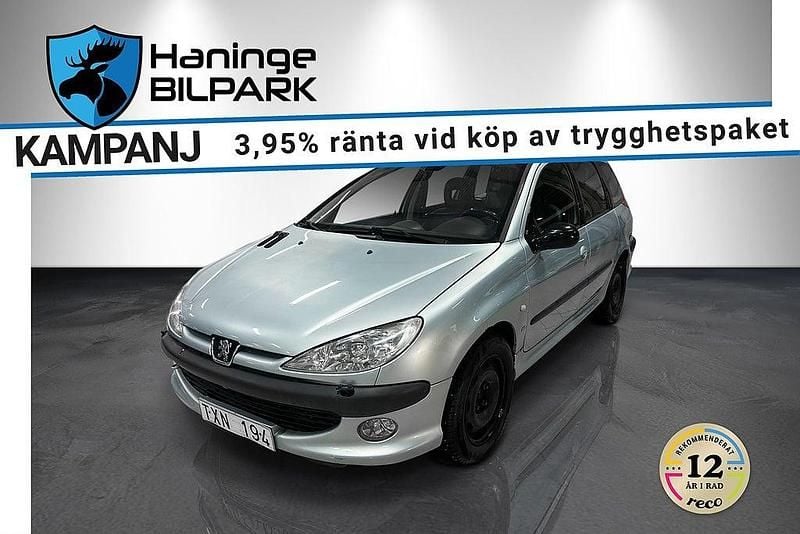 Grå Begagnad 2002 Peugeot 206 GTi Kombi | 14 995 kr (Superpris) - Bild 1/2