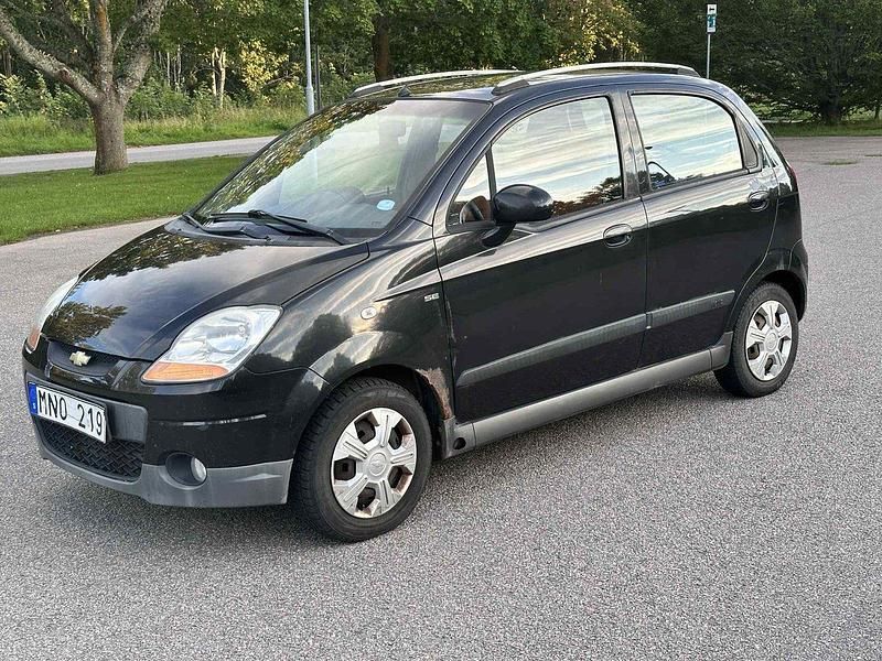 Svart Begagnad 2009 Chevrolet Matiz Halvkombi | 14 500 kr (Superpris) - Bild 1/4