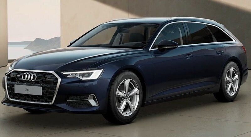 Blå Ny 2024 Audi A6 Advanced Plus Kombi | 534 000 kr (Superpris) - Bild 1/4