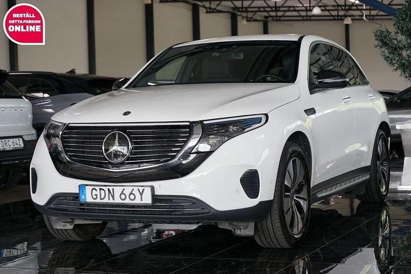 Vit Begagnad 2022 Mercedes EQC400 SUV | 369 500 kr (Marknadspris) - Bild 1/4