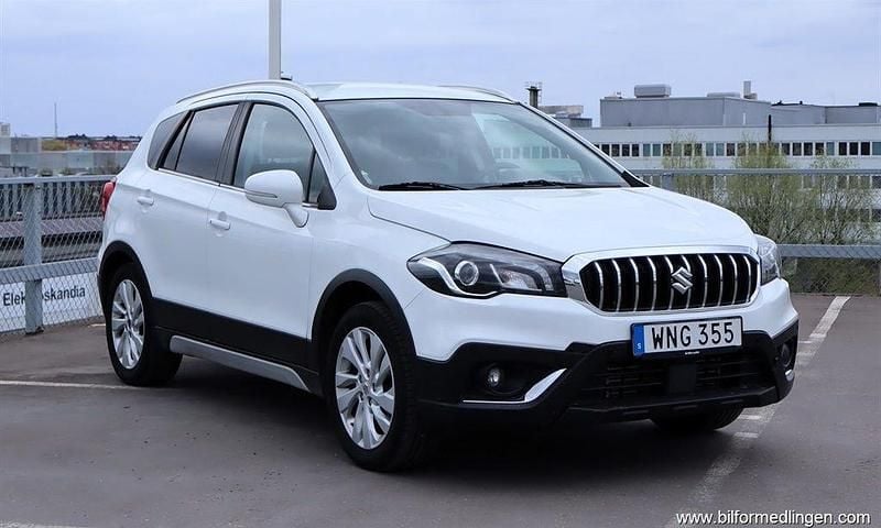 Vit Begagnad 2019 Suzuki SX4 S-Cross SUV | 99 900 kr (Superpris) - Bild 1/4