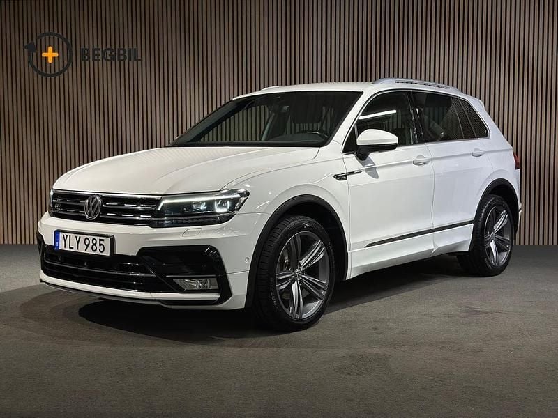 Vit Begagnad 2017 VW Tiguan GT SUV | 199 000 kr (Marknadspris) - Bild 1/4