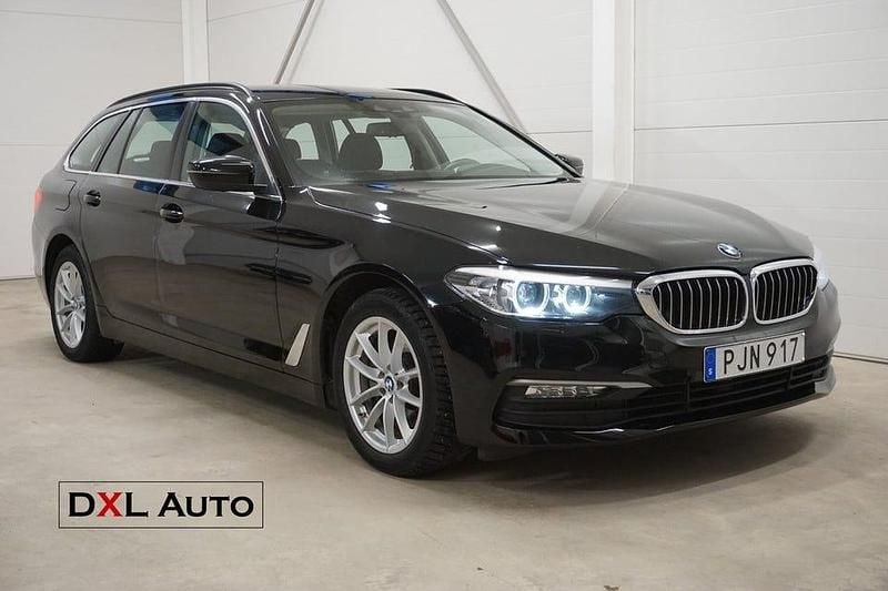 Svart Begagnad 2018 BMW 520 Kombi | 223 900 kr (Bra pris) - Bild 1/4