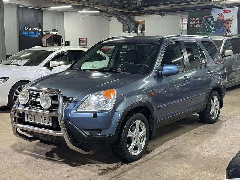 Begagnad Honda CR-V 150 HK (110 kW) 2003 Blå SUV