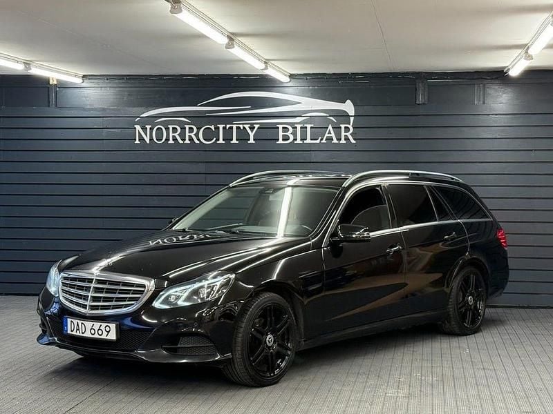 Svart Begagnad 2014 Mercedes E220 Kombi | 139 800 kr (Bra pris) - Bild 1/4