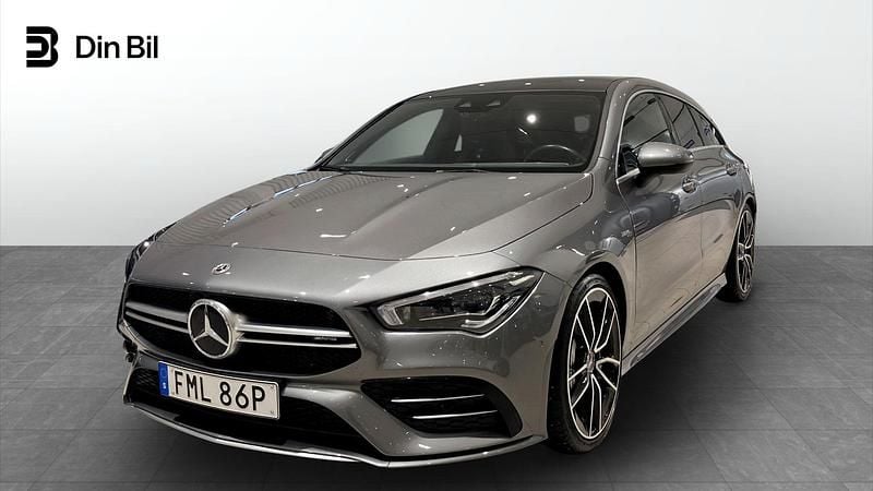 Begagnad Mercedes CLA35 AMG Shooting Brake AMG 2020 Grå Kombi