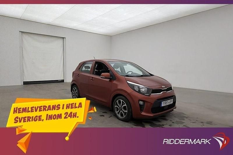 Begagnad Kia Picanto 84 HK (61 kW) 2017 Orange Halvkombi