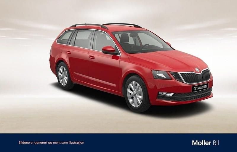 Begagnad Skoda Octavia Ambition 116 HK (85 kW) 2018 Röd Kombi