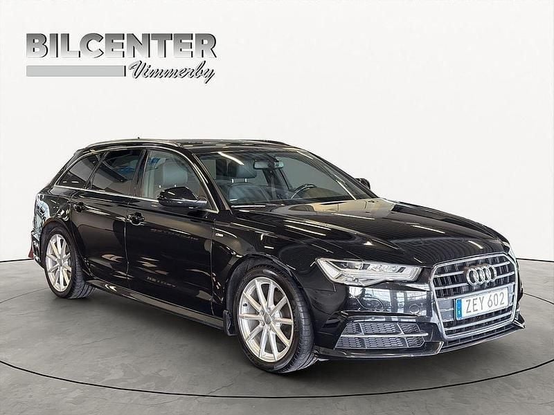 Svart Begagnad 2018 Audi A6 S-Line Kombi | 220 000 kr (Superpris) - Bild 1/4