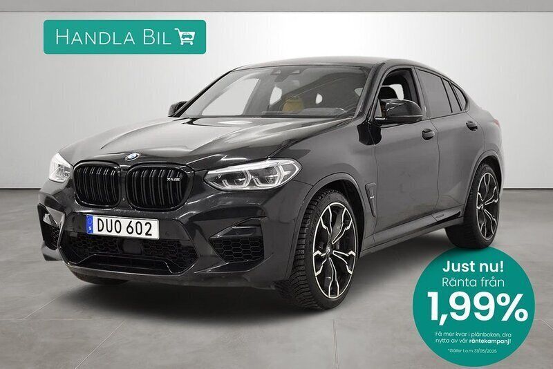 Svart Begagnad 2019 BMW X4 Competition Edition SUV | 579 900 kr (Dyr) - Bild 1/3