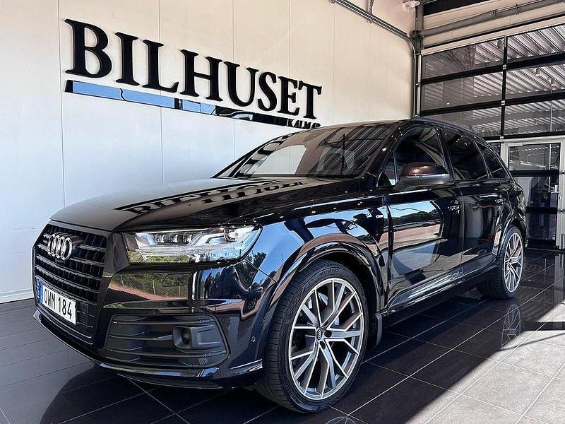 Svart Begagnad 2017 Audi Q7 S-Line SUV | 359 900 kr (Marknadspris) - Bild 1/4