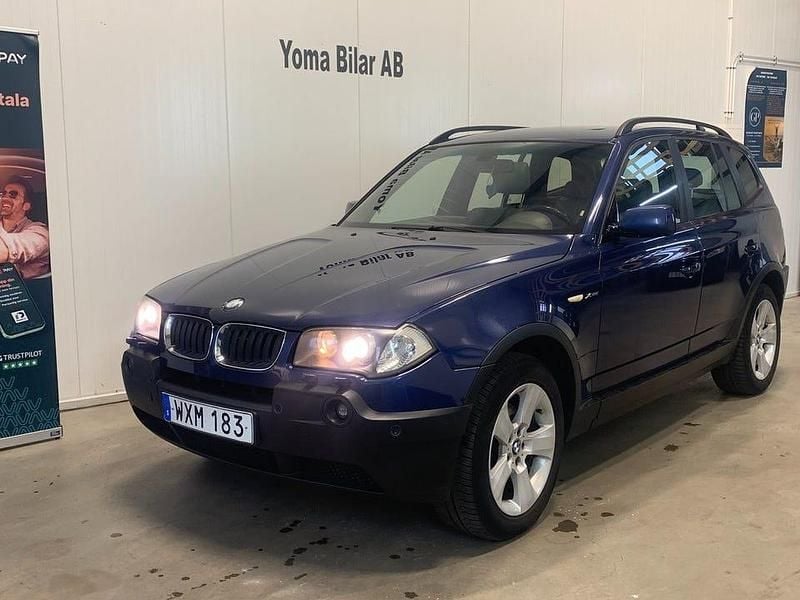 Blå Begagnad 2004 BMW X3 SUV | 39 900 kr (Marknadspris) - Bild 1/4