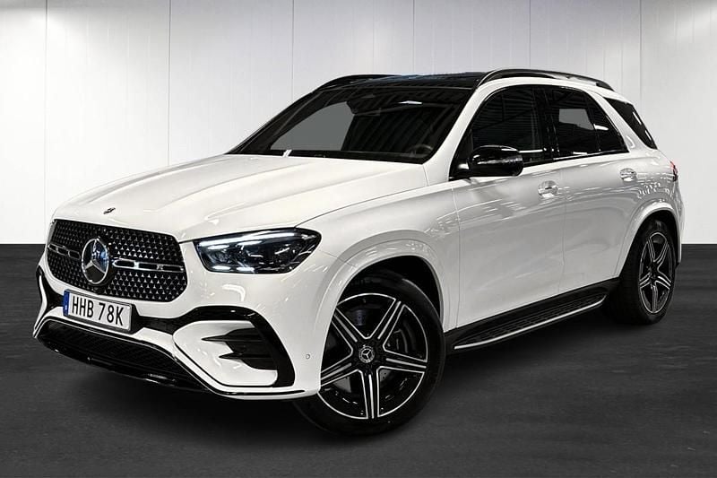 Vit (white) Begagnad 2024 Mercedes GLE350 AMG line SUV | 929 000 kr - Bild 1/4