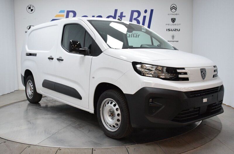 Vit Ny 2024 Peugeot Partner Minibuss | 348 500 kr - Bild 1/3