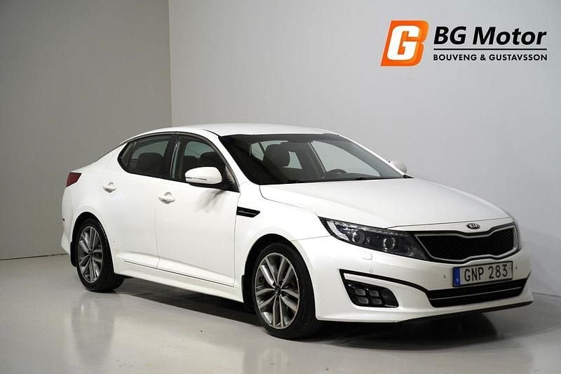 Vit Begagnad 2014 Kia Optima Sedan | 89 900 kr (Marknadspris) - Bild 1/4