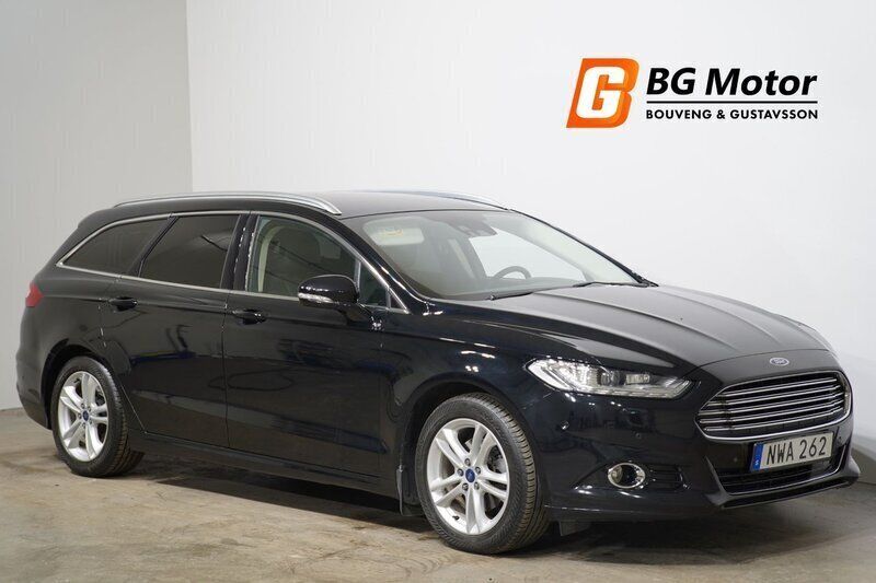 Svart Begagnad 2015 Ford Mondeo Business Edition Kombi | 144 900 kr (Marknadspris) - Bild 1/3