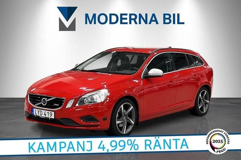 Röd Begagnad 2011 Volvo V60 R-Design Kombi | 129 900 kr (Marknadspris) - Bild 1/4