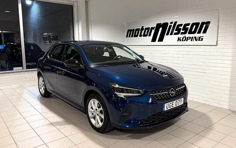 Blå Begagnad 2021 Opel Corsa Elegance Halvkombi | 124 500 kr (Bra pris) - Bild 1/4