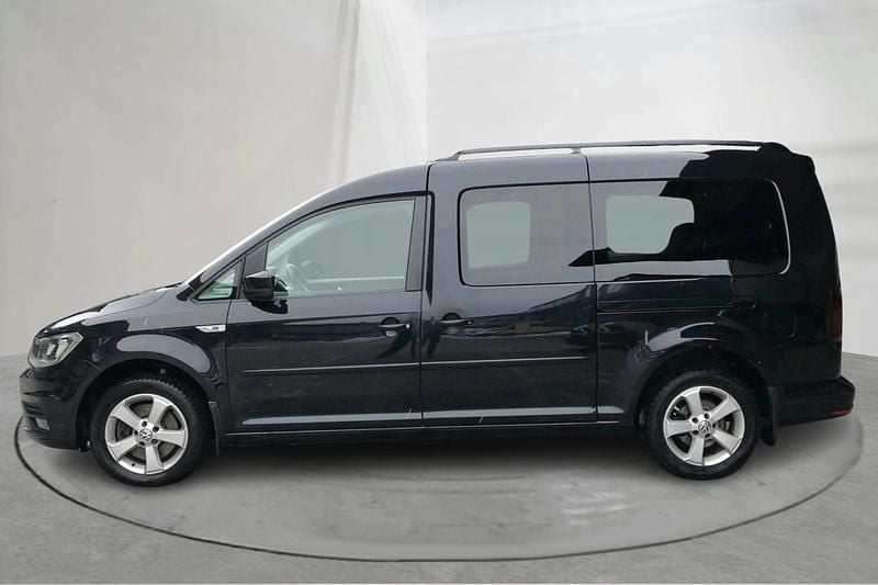 Begagnad VW Caddy Maxi Life Life 150 HK (110 kW) 2018 Svart Minibuss