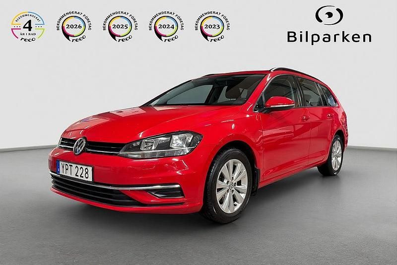 Begagnad VW Golf VII 110 HK (80 kW) 2017 Röd Kombi